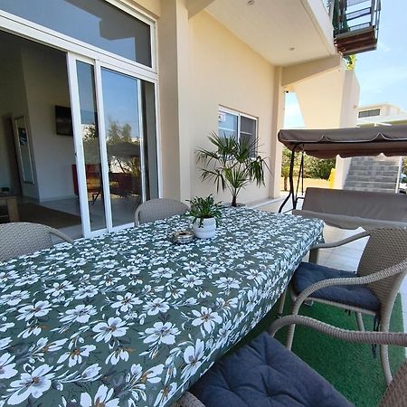 Spacious Beach House Theologos Bagian luar foto