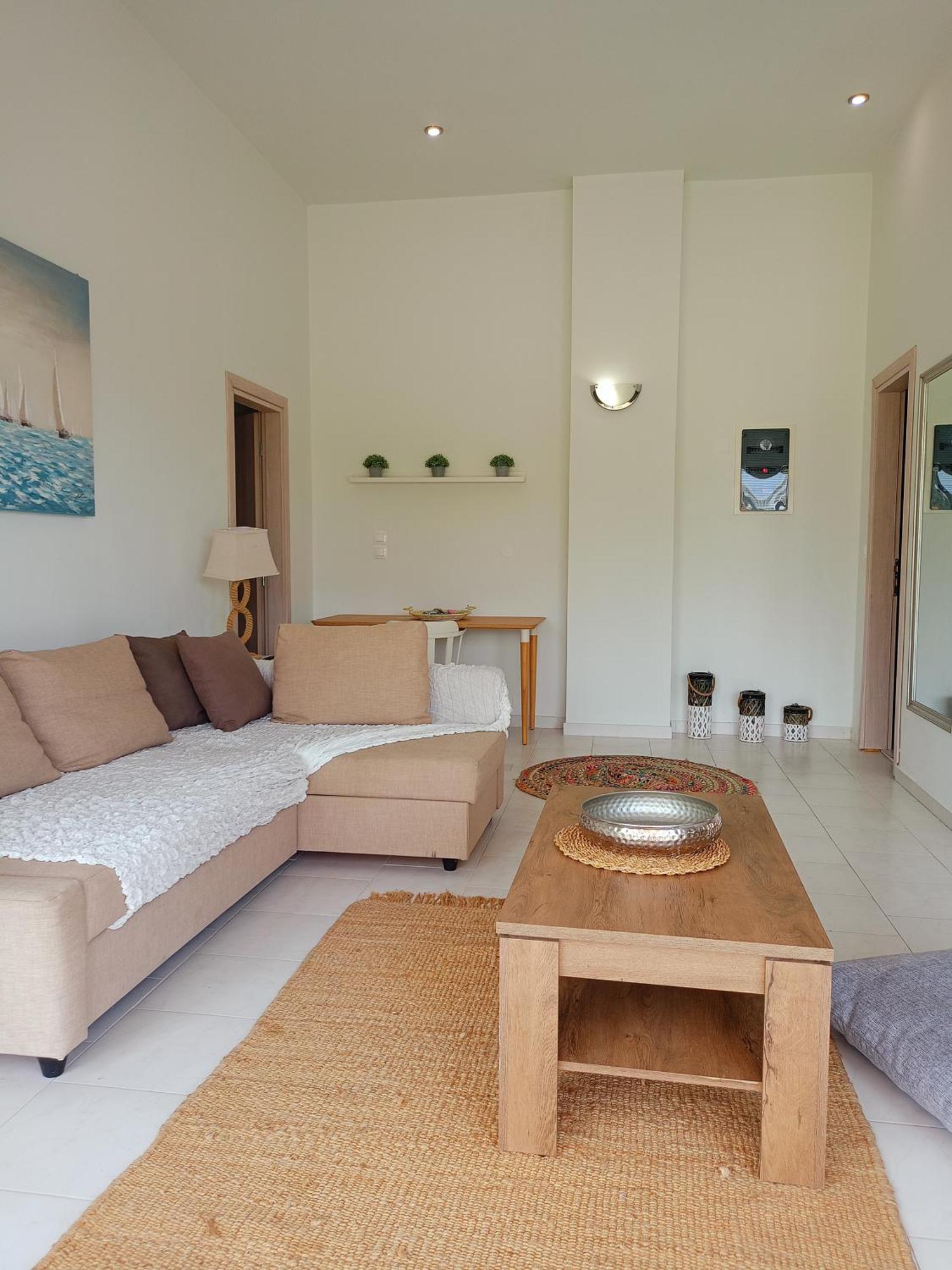 Spacious Beach House Theologos Bagian luar foto