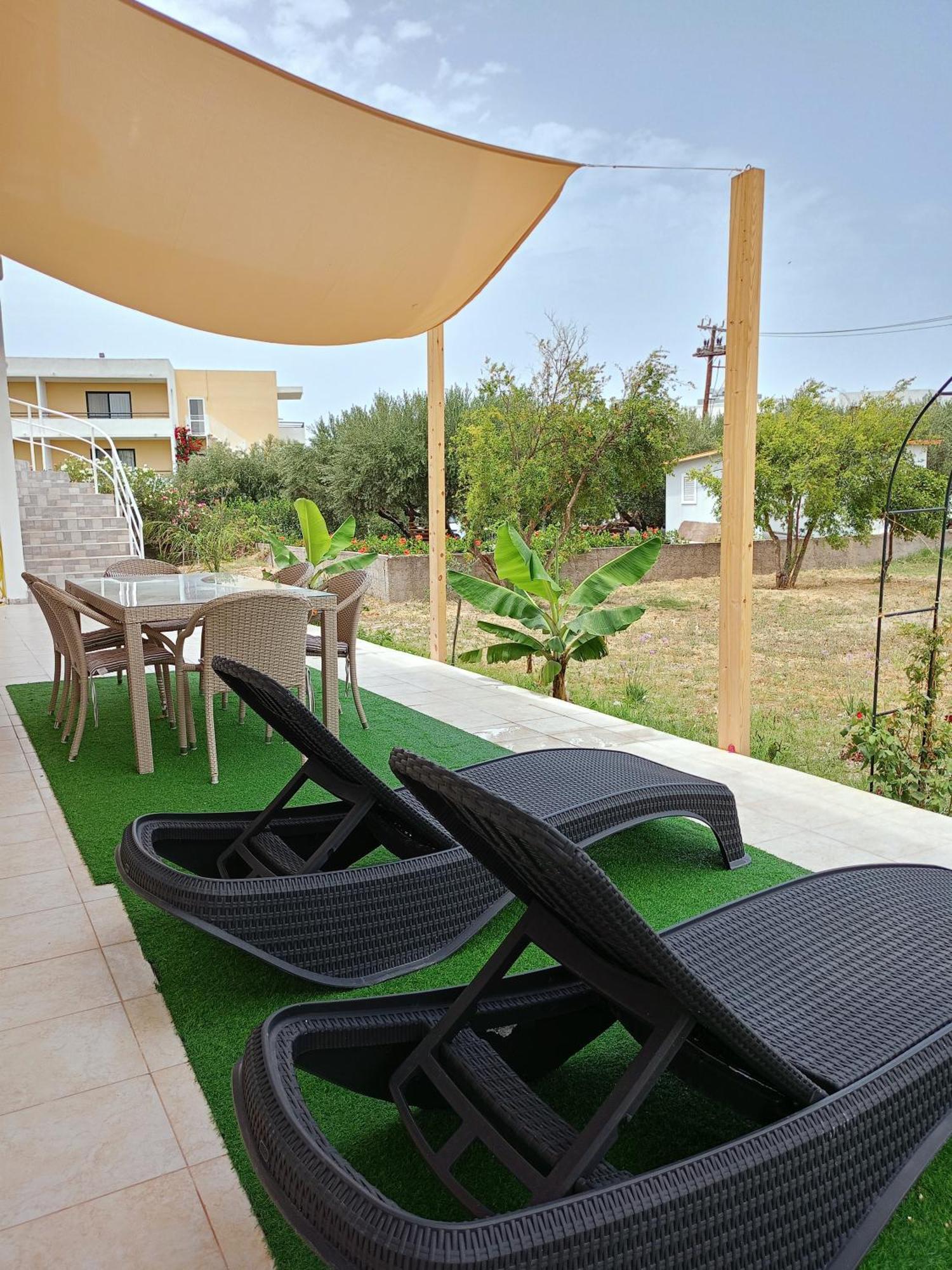 Spacious Beach House Theologos Bagian luar foto