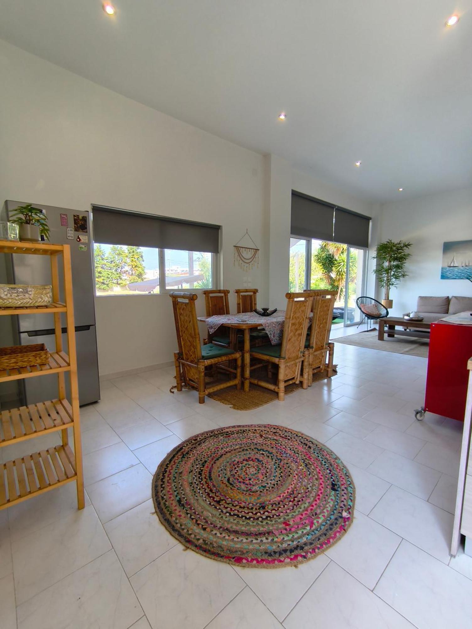 Spacious Beach House Theologos Bagian luar foto